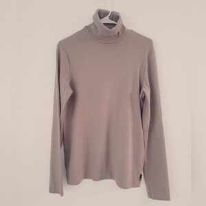 AG Adriano Goldschmied Tan Turtleneck Women Top Size S